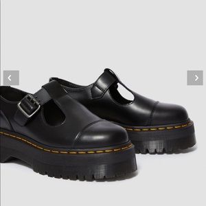 BETHAN POLISHED SMOOTH LEATHER PLATFORM